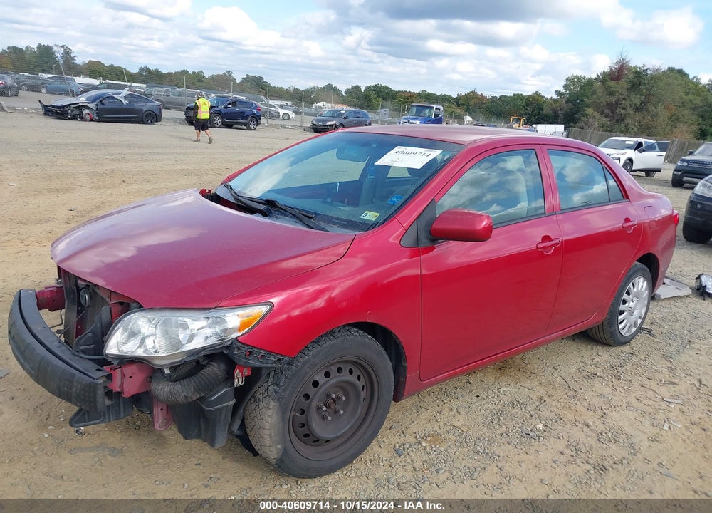 2010 TOYOTA COROLLA LE VIN: 1NXBU4EE8AZ365119