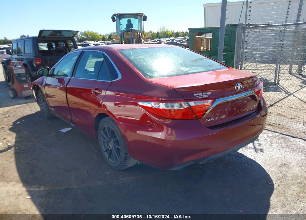 2016 TOYOTA CAMRY SE VIN: 4T1BF1FK5GU597814