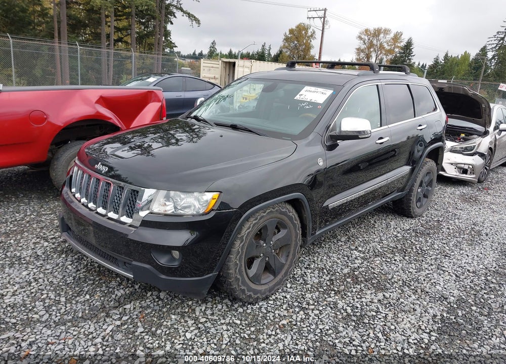 2012 JEEP GRAND CHEROKEE OVERLAND VIN: 1C4RJFCTXCC287590
