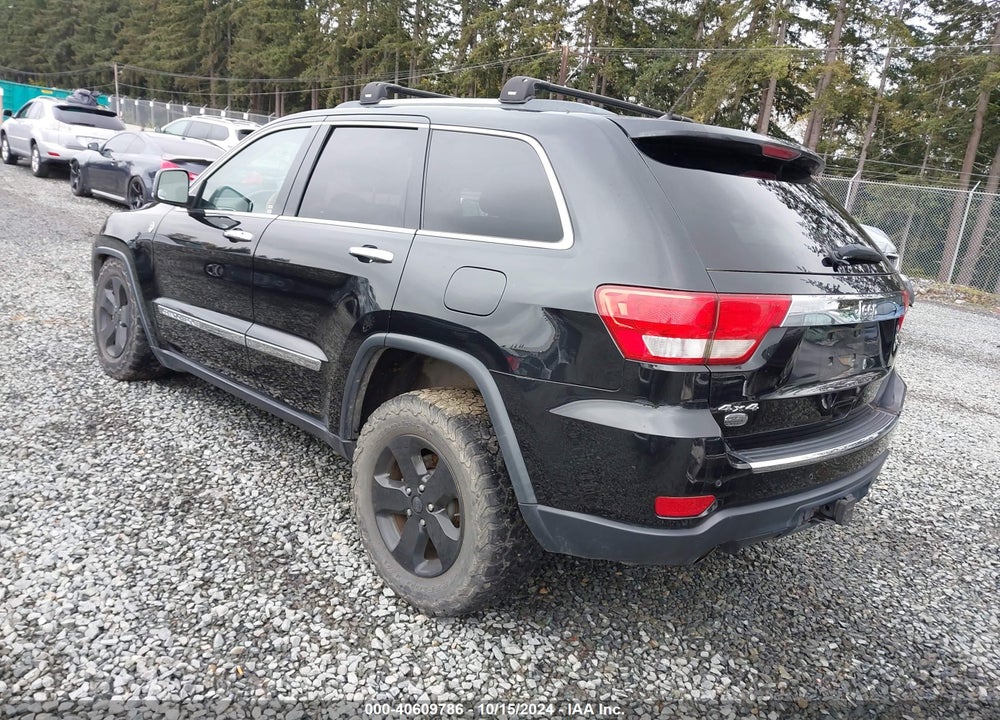 2012 JEEP GRAND CHEROKEE OVERLAND VIN: 1C4RJFCTXCC287590