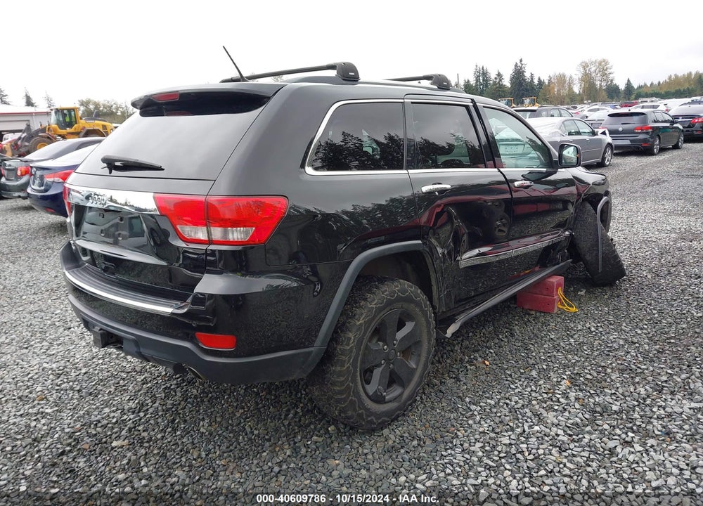 2012 JEEP GRAND CHEROKEE OVERLAND VIN: 1C4RJFCTXCC287590