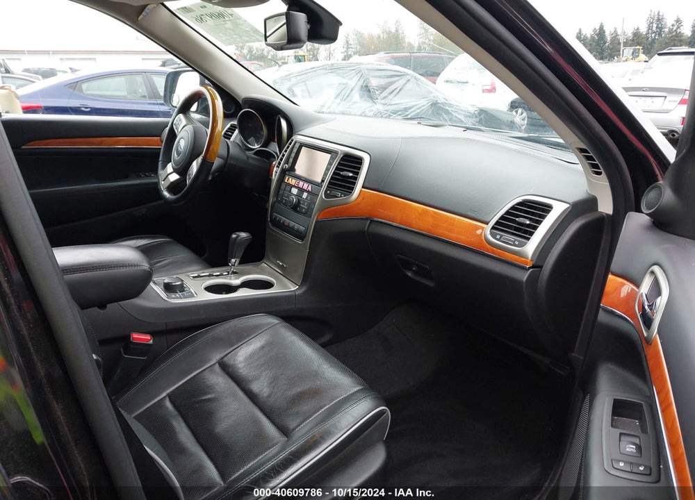 2012 JEEP GRAND CHEROKEE OVERLAND VIN: 1C4RJFCTXCC287590