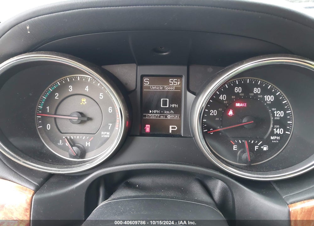 2012 JEEP GRAND CHEROKEE OVERLAND VIN: 1C4RJFCTXCC287590