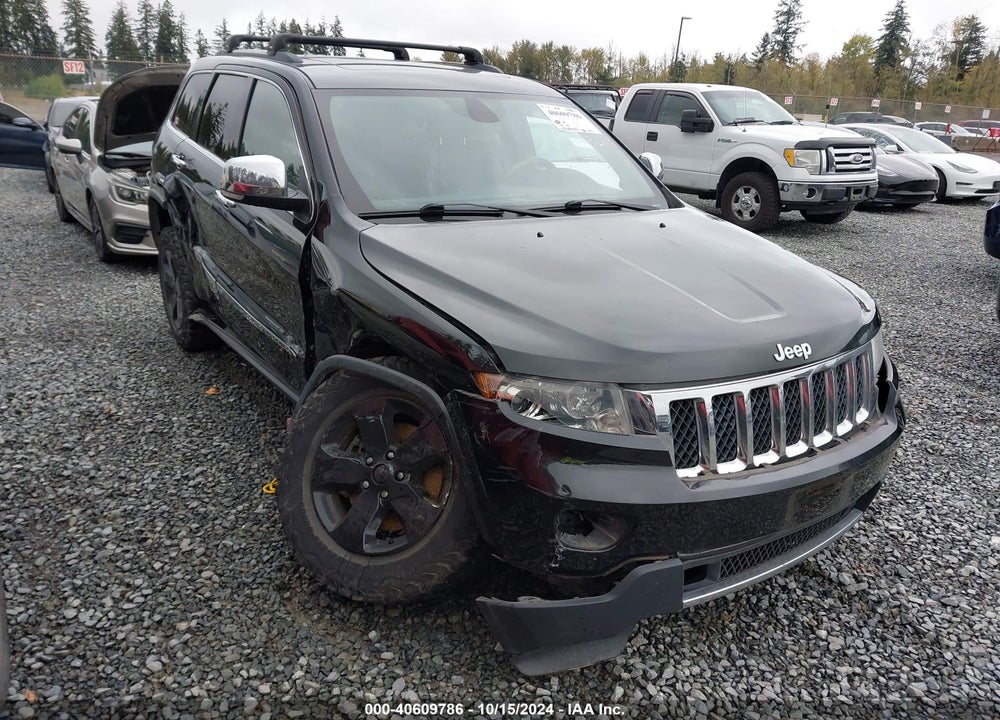 2012 JEEP GRAND CHEROKEE OVERLAND VIN: 1C4RJFCTXCC287590