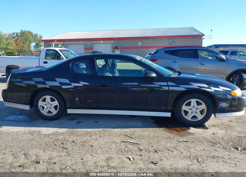 2001 CHEVROLET MONTE CARLO SS VIN: 2G1WX15K019323101