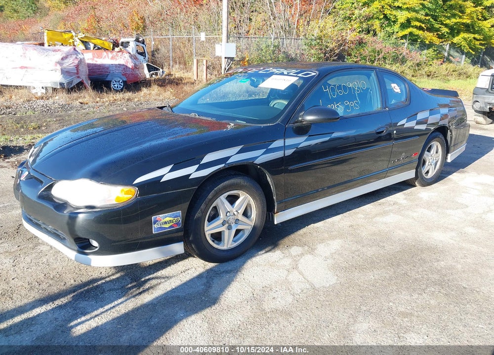 2001 CHEVROLET MONTE CARLO SS VIN: 2G1WX15K019323101