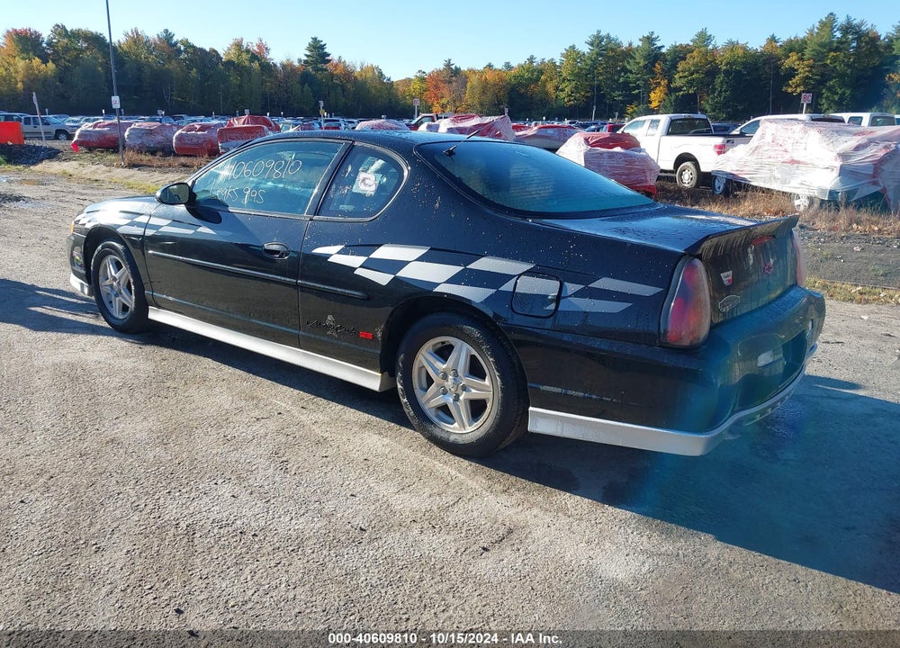 2001 CHEVROLET MONTE CARLO SS VIN: 2G1WX15K019323101
