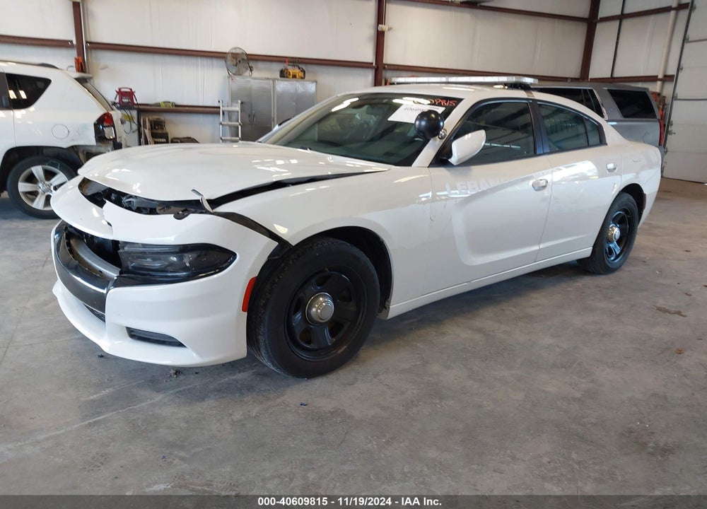 2018 DODGE CHARGER POLICE RWD VIN: 2C3CDXAG5JH176968