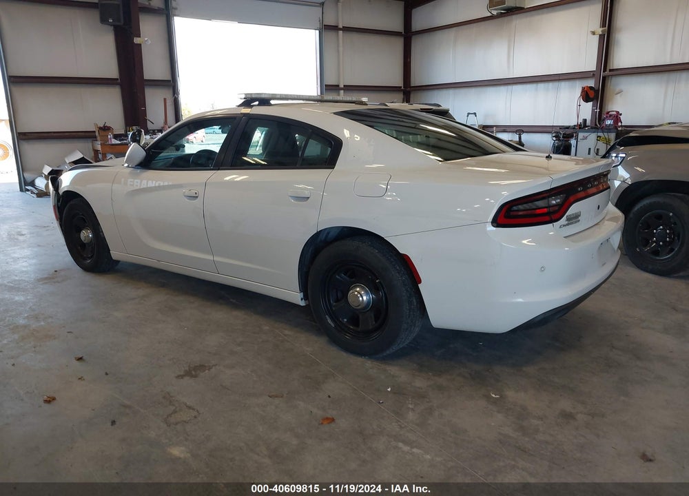 2018 DODGE CHARGER POLICE RWD VIN: 2C3CDXAG5JH176968