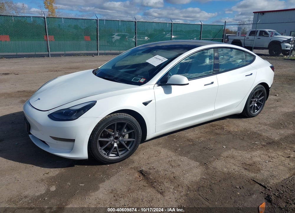 2021 TESLA MODEL 3 STANDARD RANGE PLUS REAR-WHEEL DRIVE VIN: 5YJ3E1EA1MF096718