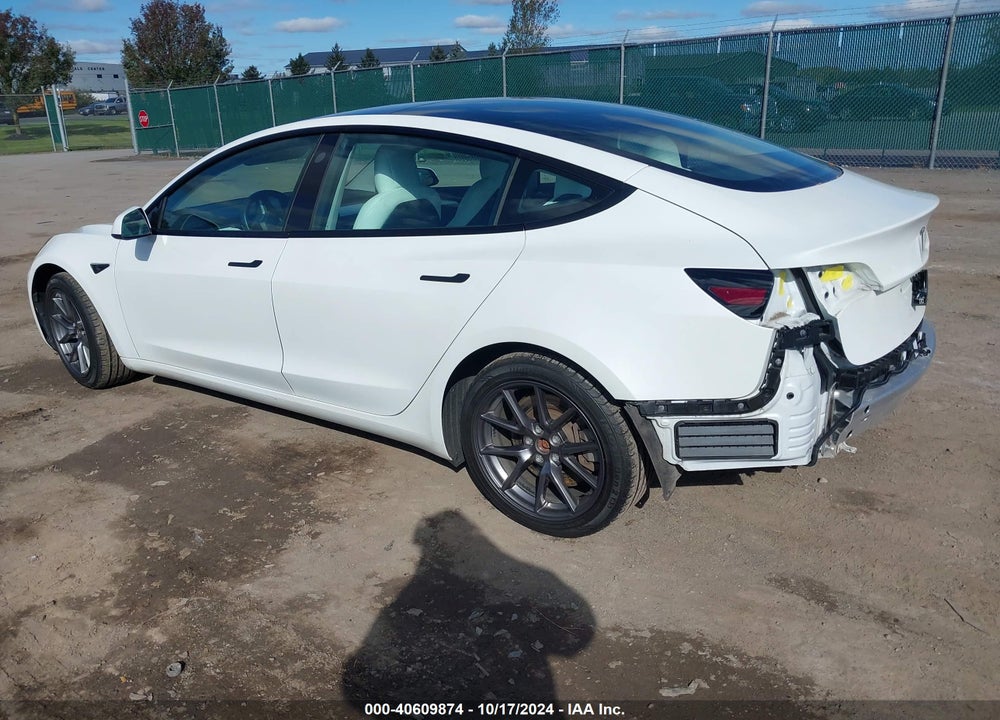 2021 TESLA MODEL 3 STANDARD RANGE PLUS REAR-WHEEL DRIVE VIN: 5YJ3E1EA1MF096718