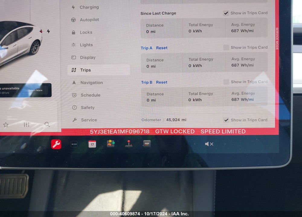 2021 TESLA MODEL 3 STANDARD RANGE PLUS REAR-WHEEL DRIVE VIN: 5YJ3E1EA1MF096718