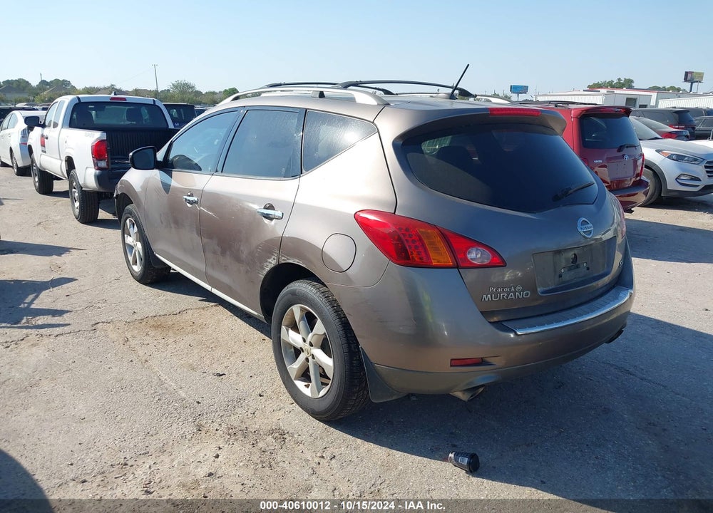 2010 NISSAN MURANO SL VIN: JN8AZ1MU3AW012014