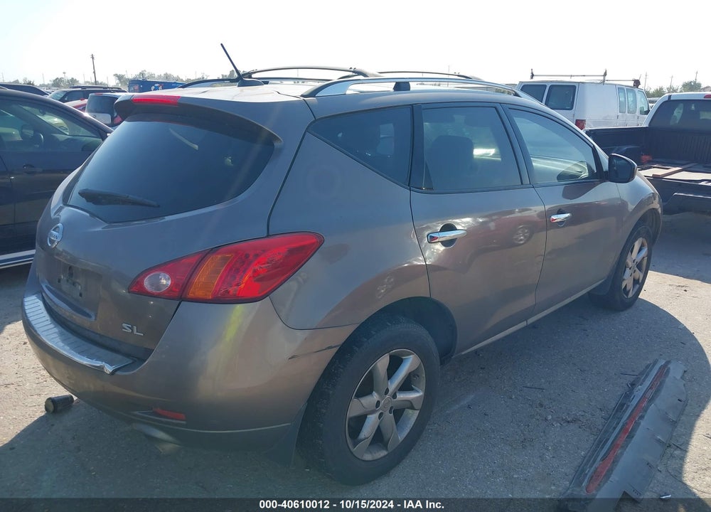 2010 NISSAN MURANO SL VIN: JN8AZ1MU3AW012014