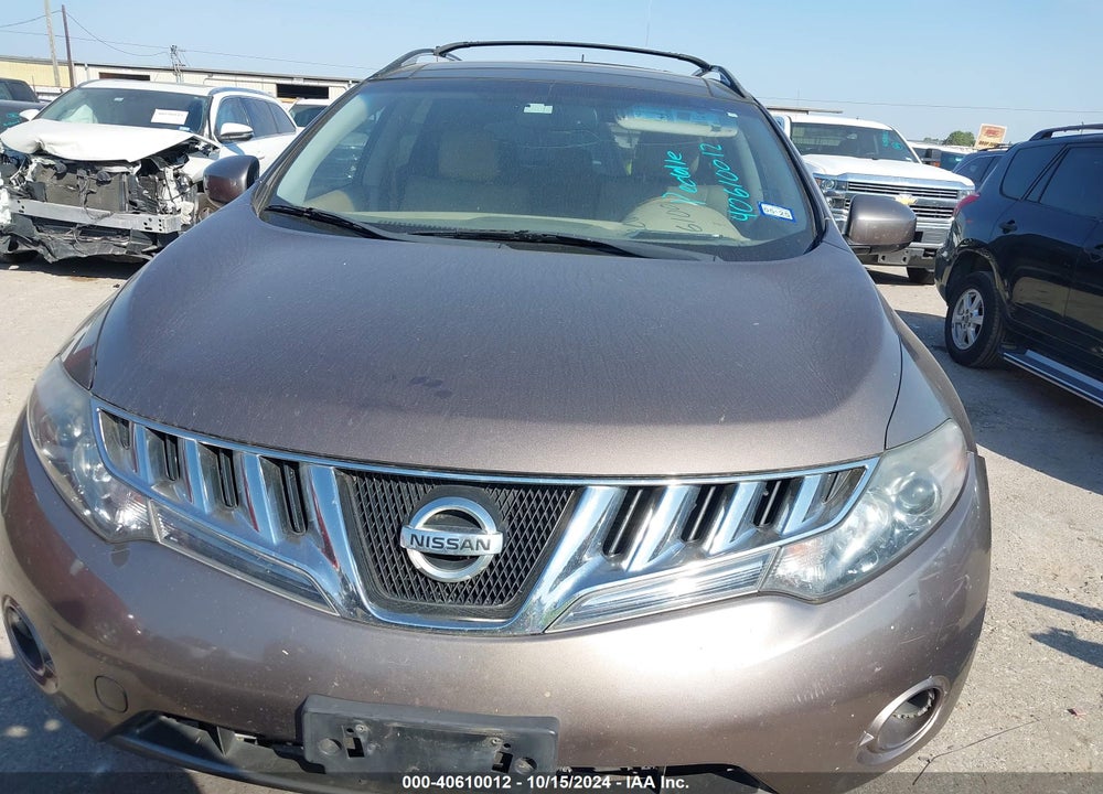 2010 NISSAN MURANO SL VIN: JN8AZ1MU3AW012014