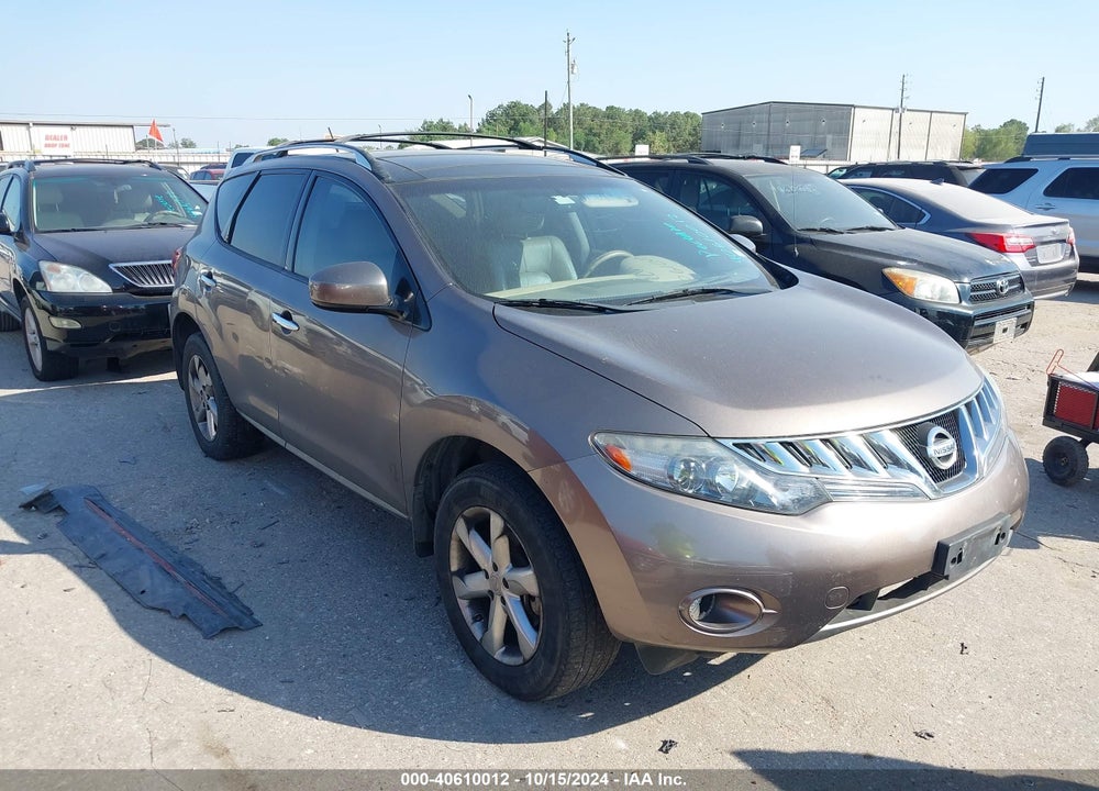 2010 NISSAN MURANO SL VIN: JN8AZ1MU3AW012014