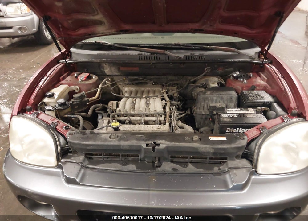 2005 HYUNDAI SANTA FE GLS VIN: KM8SC13D05U934398