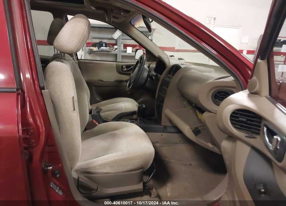 2005 HYUNDAI SANTA FE GLS VIN: KM8SC13D05U934398