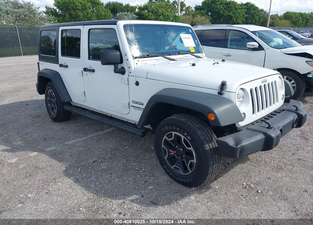 2014 JEEP WRANGLER UNLIMITED SPORT VIN: 1C4BJWDG2EL155011