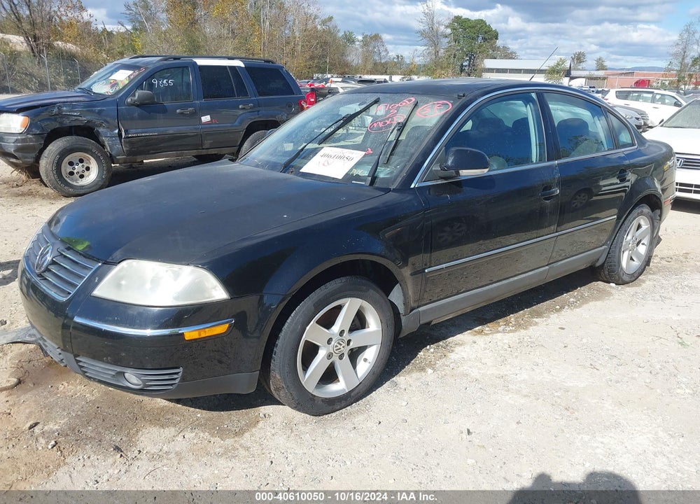 2004 VOLKSWAGEN PASSAT GLX VIN: WVWTH63B44P204609