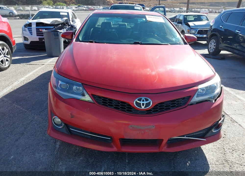 2012 TOYOTA CAMRY SE VIN: 4T1BF1FK9CU603575