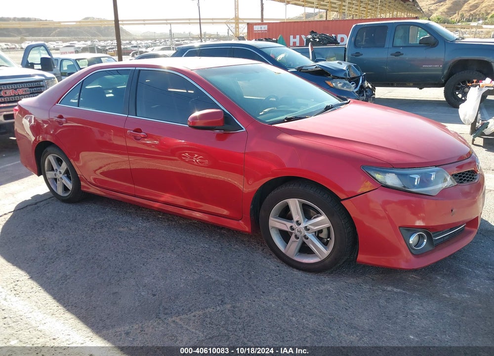 2012 TOYOTA CAMRY SE VIN: 4T1BF1FK9CU603575