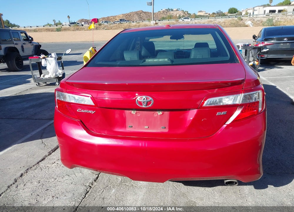 2012 TOYOTA CAMRY SE VIN: 4T1BF1FK9CU603575