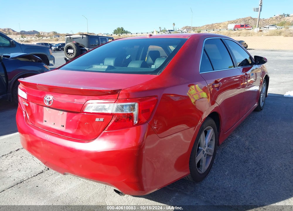 2012 TOYOTA CAMRY SE VIN: 4T1BF1FK9CU603575