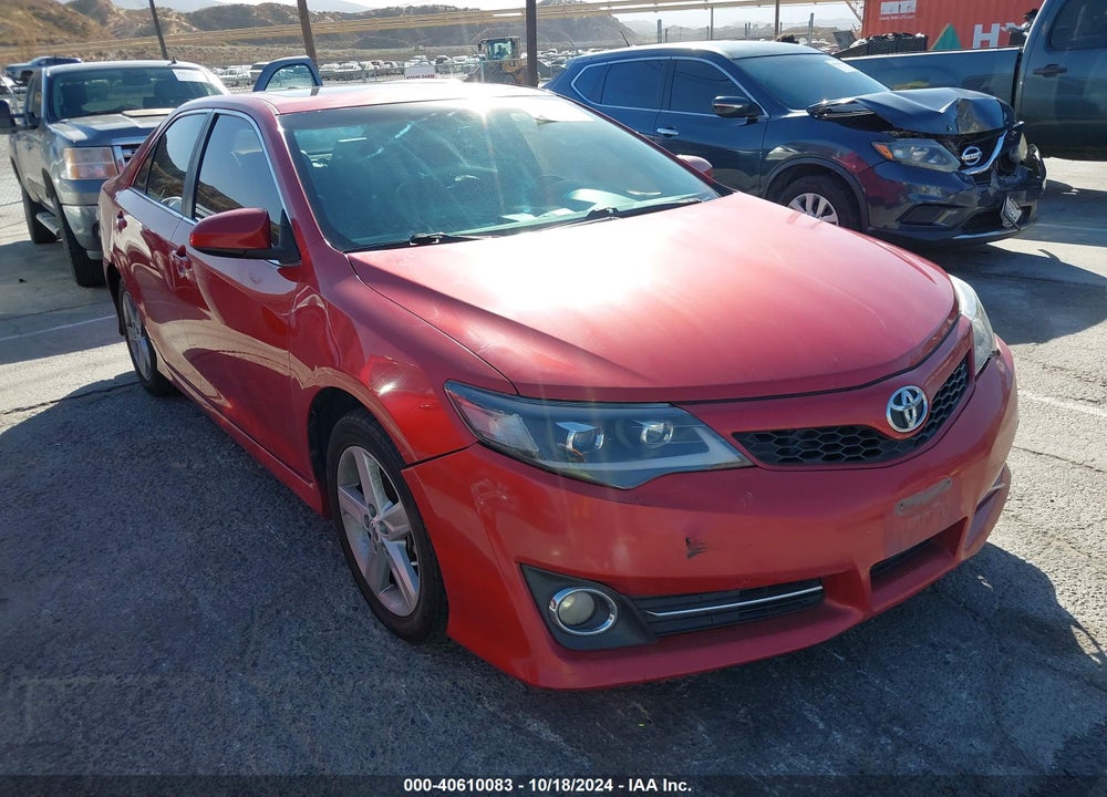 2012 TOYOTA CAMRY SE VIN: 4T1BF1FK9CU603575