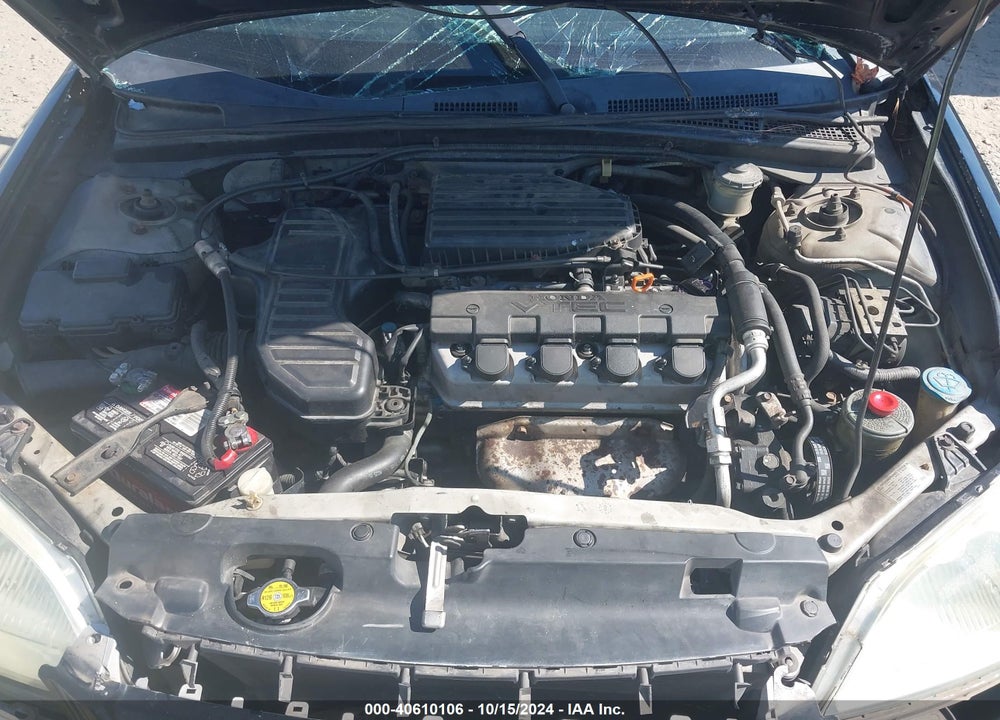 2002 HONDA CIVIC EX VIN: 1HGES26782L008172