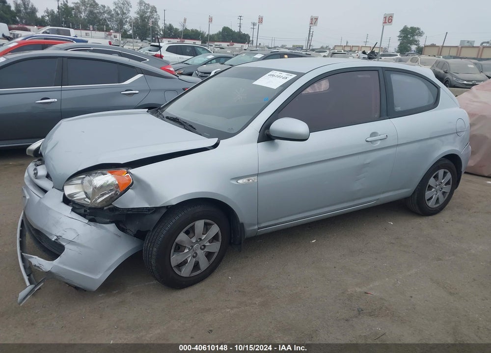 2010 HYUNDAI ACCENT GS VIN: KMHCM3AC1AU172605