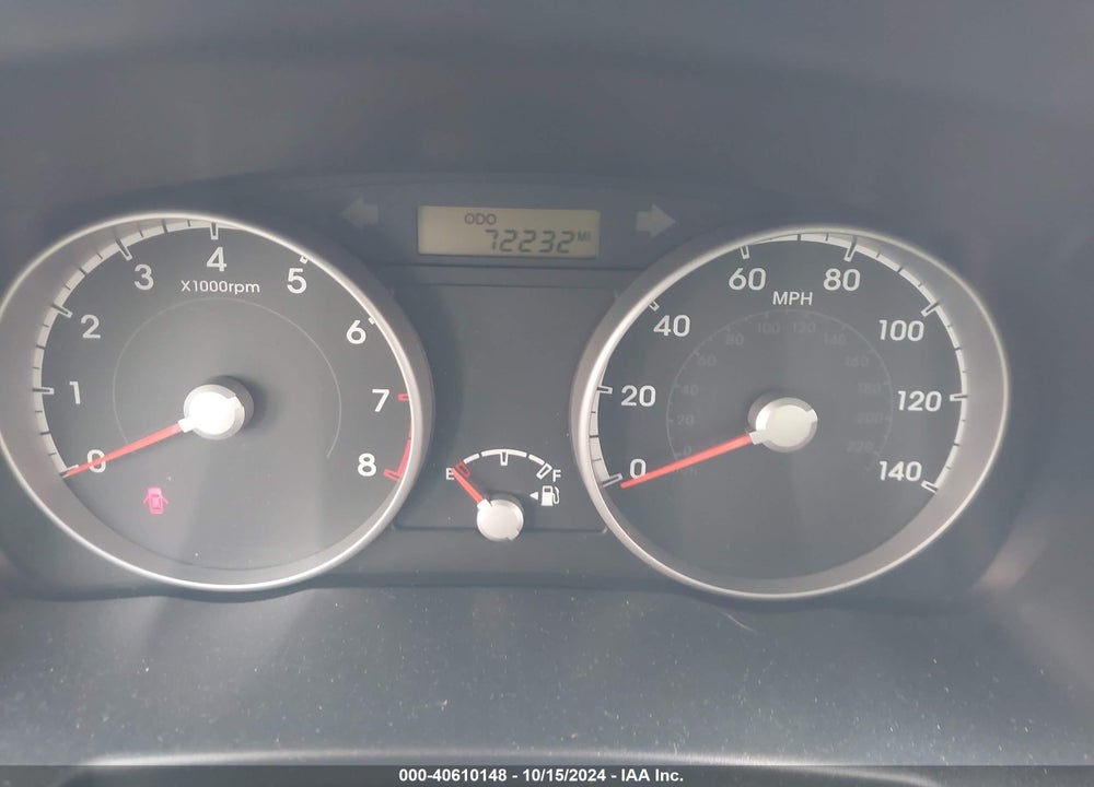 2010 HYUNDAI ACCENT GS VIN: KMHCM3AC1AU172605