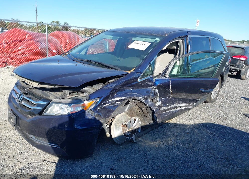 2016 HONDA ODYSSEY SE VIN: 5FNRL5H31GB059435