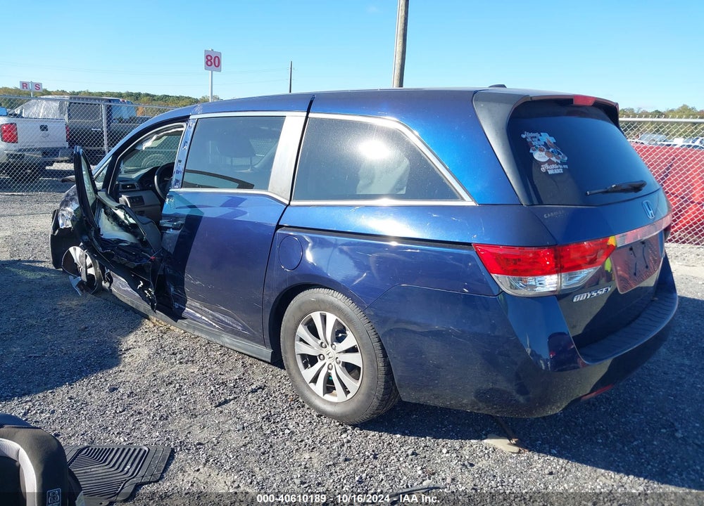 2016 HONDA ODYSSEY SE VIN: 5FNRL5H31GB059435