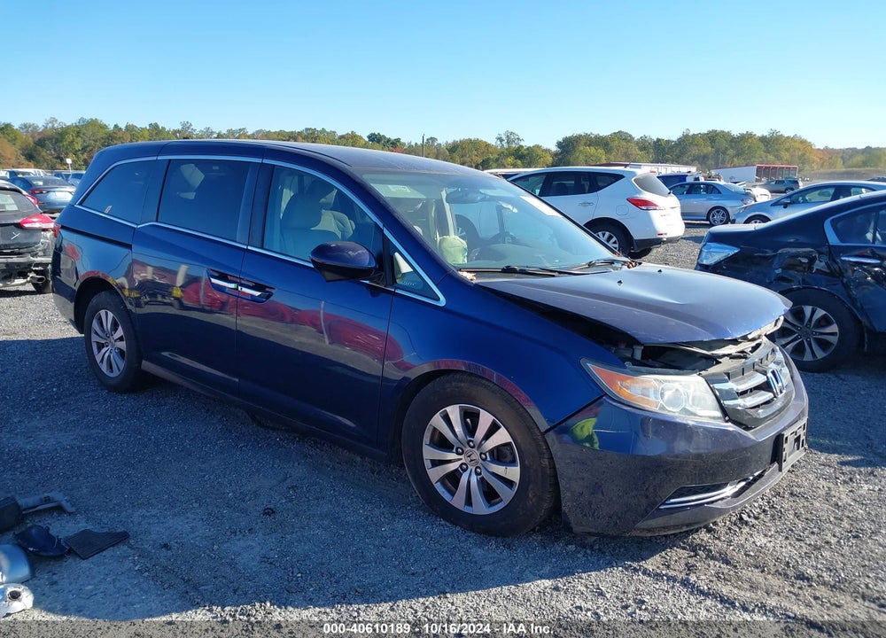2016 HONDA ODYSSEY SE VIN: 5FNRL5H31GB059435