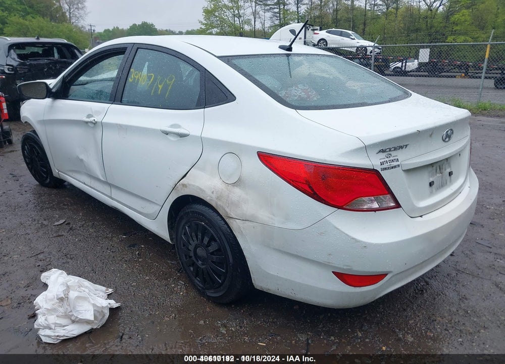 2016 HYUNDAI ACCENT VIN: KMHCT4AE3GU952835
