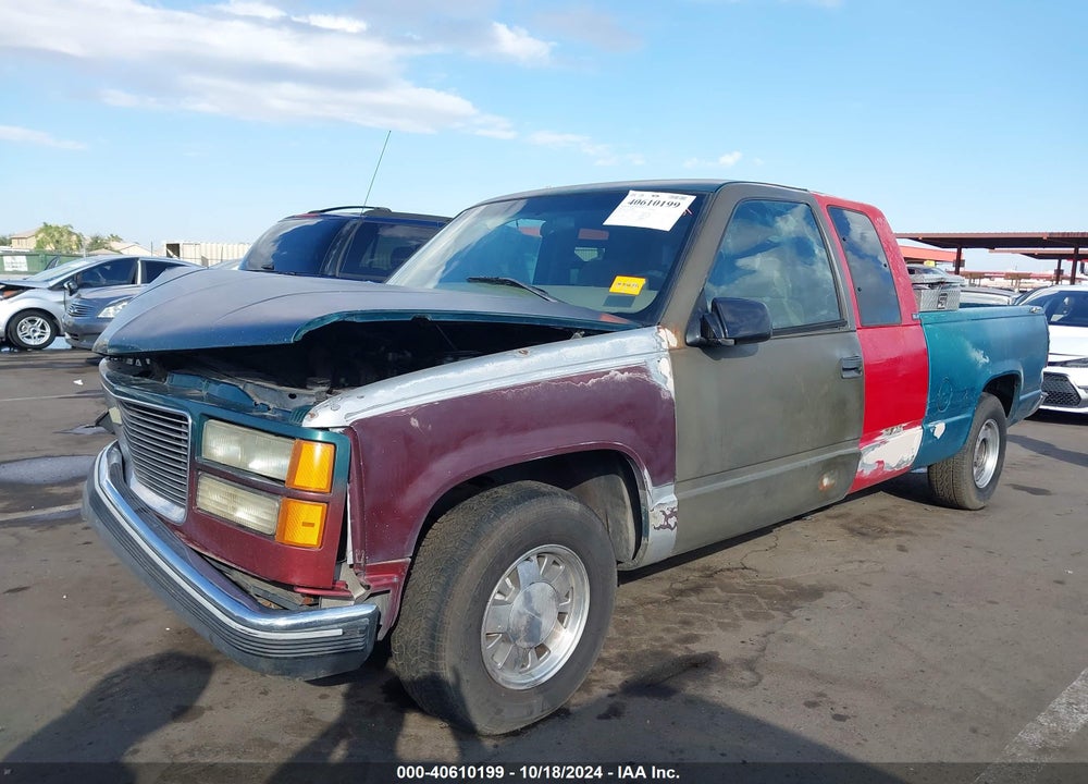1997 GMC SIERRA 1500 SL WIDESIDE VIN: 2GTEC19W8V1506021
