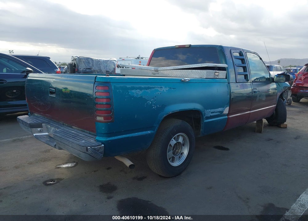 1997 GMC SIERRA 1500 SL WIDESIDE VIN: 2GTEC19W8V1506021