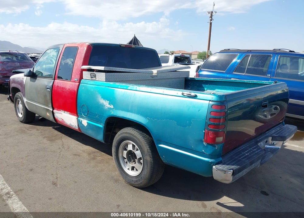 1997 GMC SIERRA 1500 SL WIDESIDE VIN: 2GTEC19W8V1506021