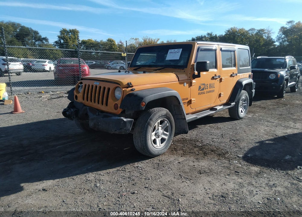 2013 JEEP WRANGLER UNLIMITED SPORT RHD VIN: 1C4BJWKG0DL507391