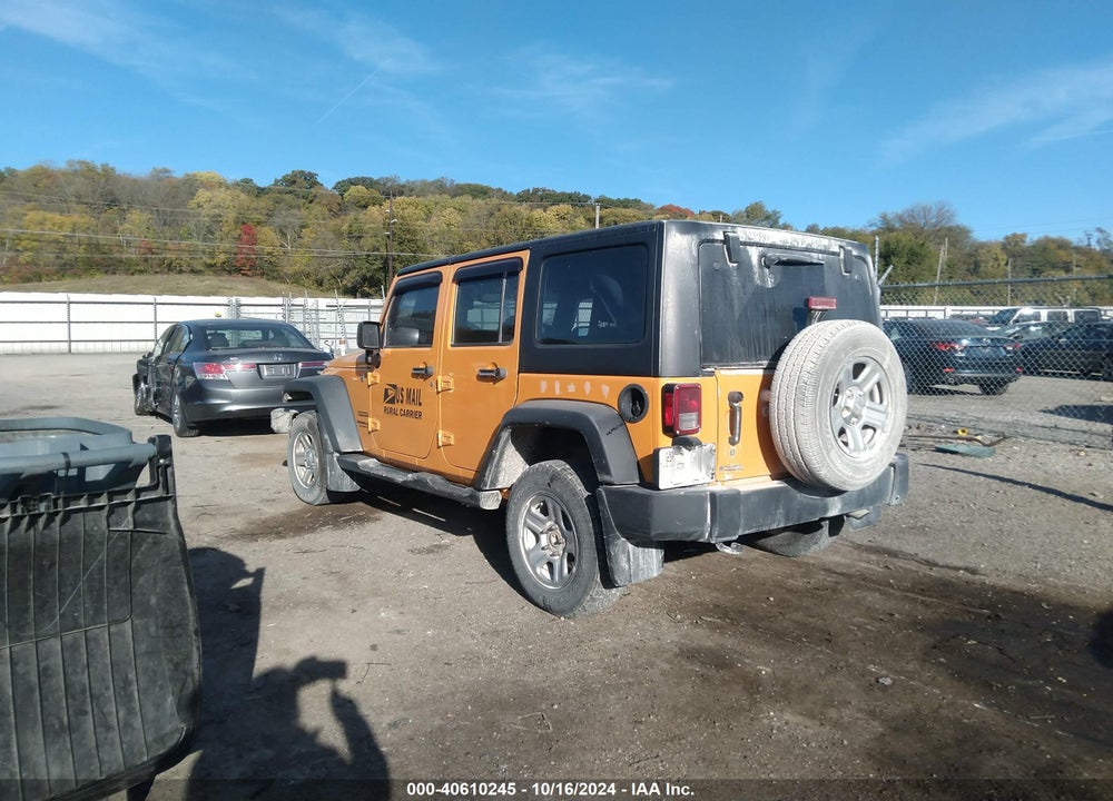 2013 JEEP WRANGLER UNLIMITED SPORT RHD VIN: 1C4BJWKG0DL507391