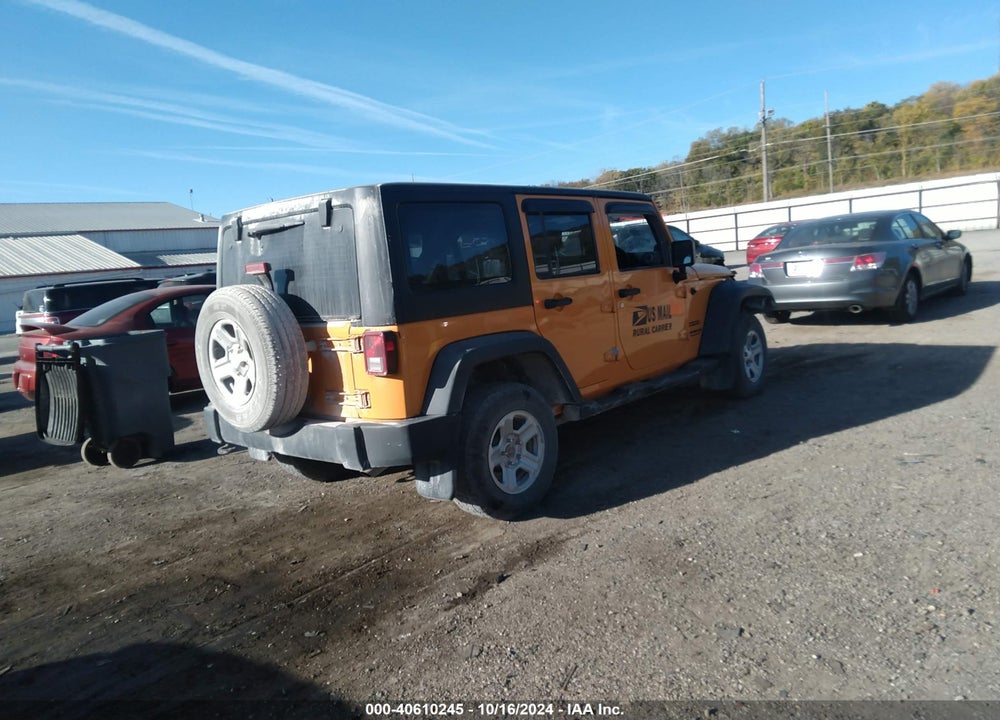 2013 JEEP WRANGLER UNLIMITED SPORT RHD VIN: 1C4BJWKG0DL507391