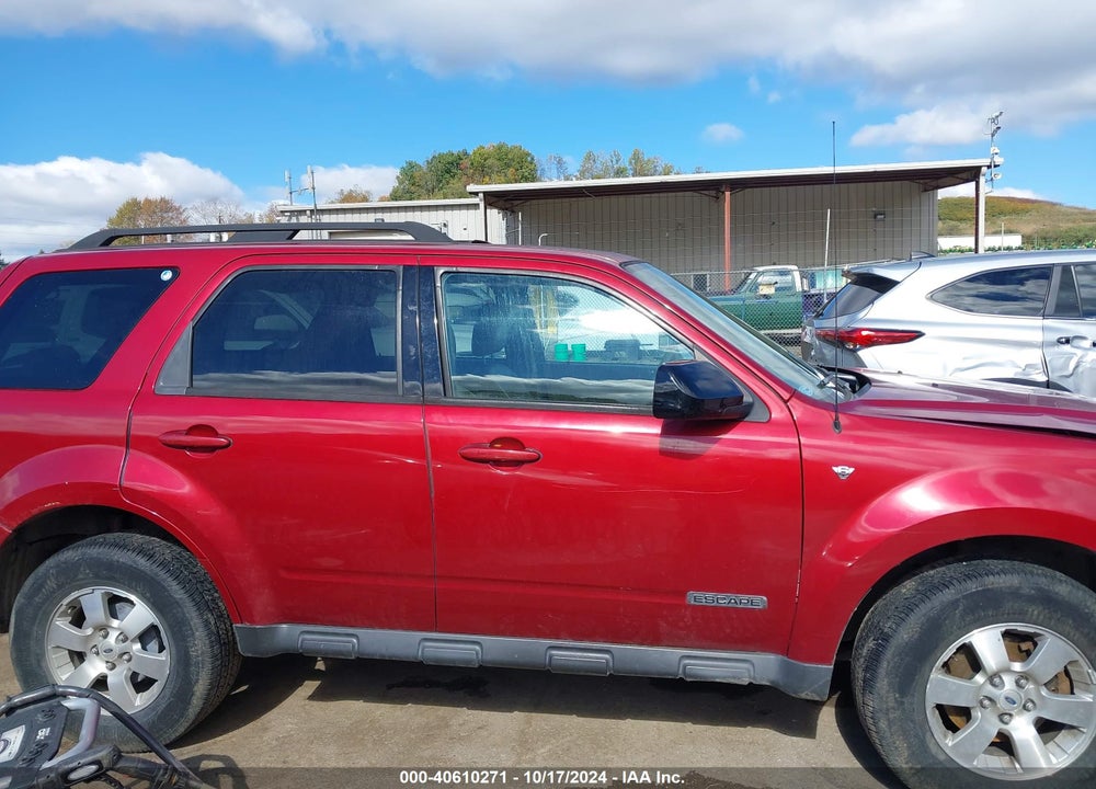 2008 FORD ESCAPE LIMITED VIN: 1FMCU94108KA47839