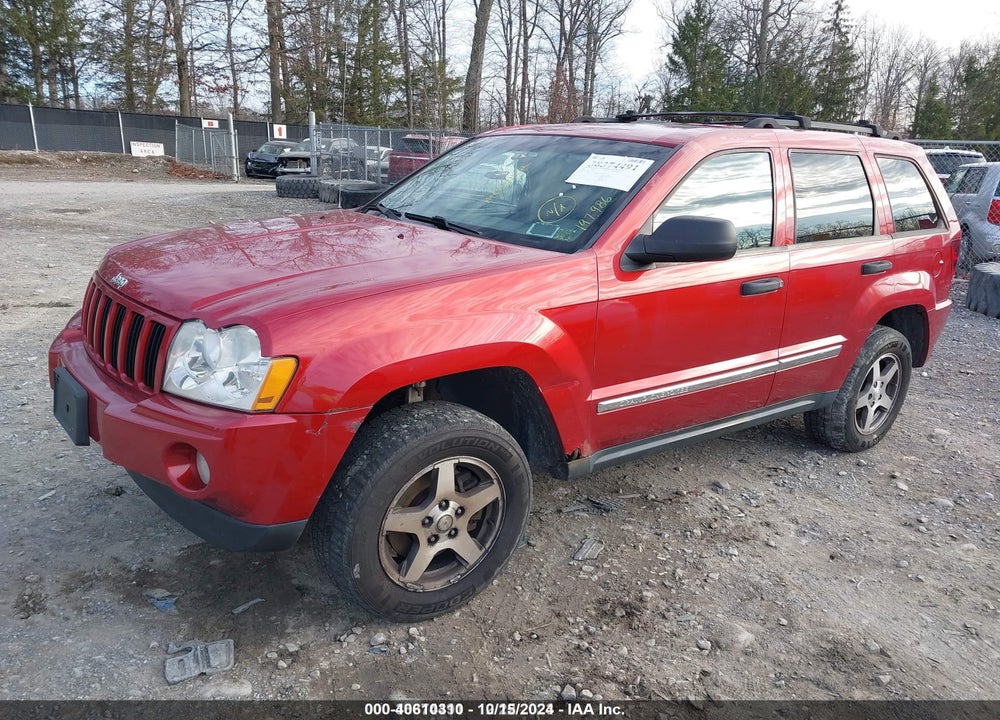 2005 JEEP GRAND CHEROKEE LAREDO VIN: 1J4GR48K65C647178