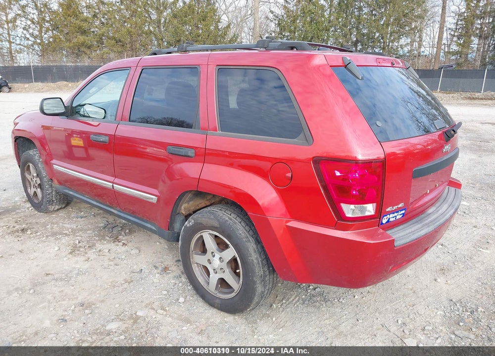 2005 JEEP GRAND CHEROKEE LAREDO VIN: 1J4GR48K65C647178