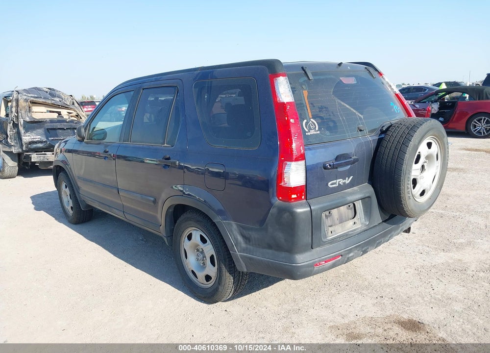 2006 HONDA CR-V VIN: SHSRD685X6U407535