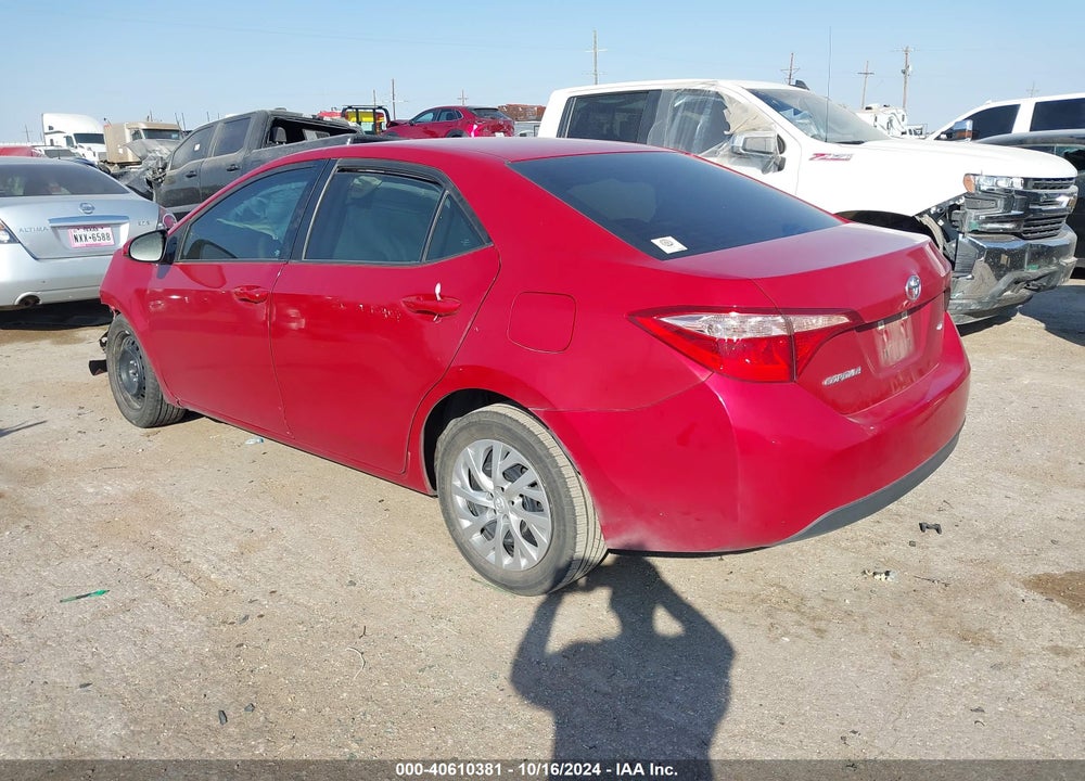 2017 TOYOTA COROLLA LE VIN: 5YFBURHE6HP735164