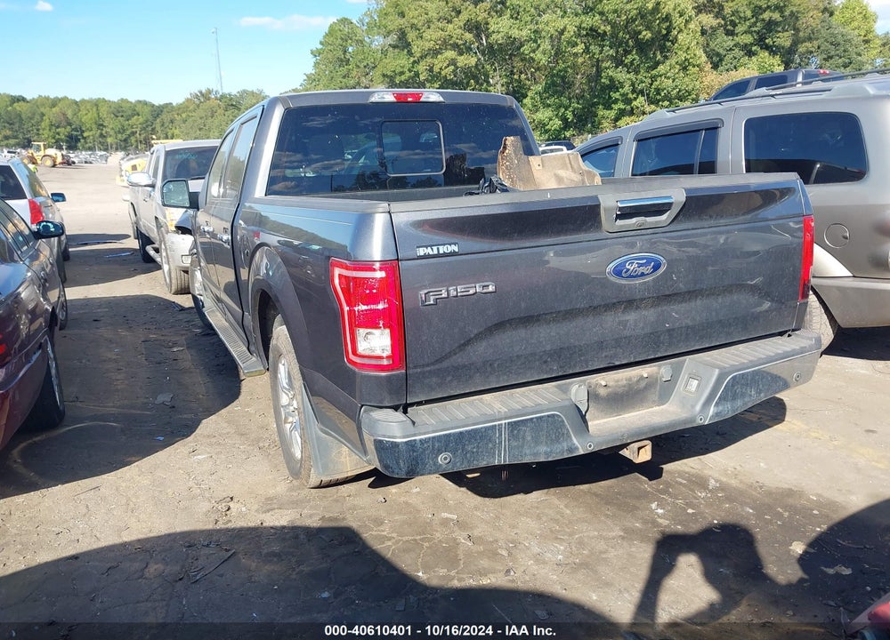 2015 FORD F-150 XLT VIN: 1FTEW1CP5FFB38738
