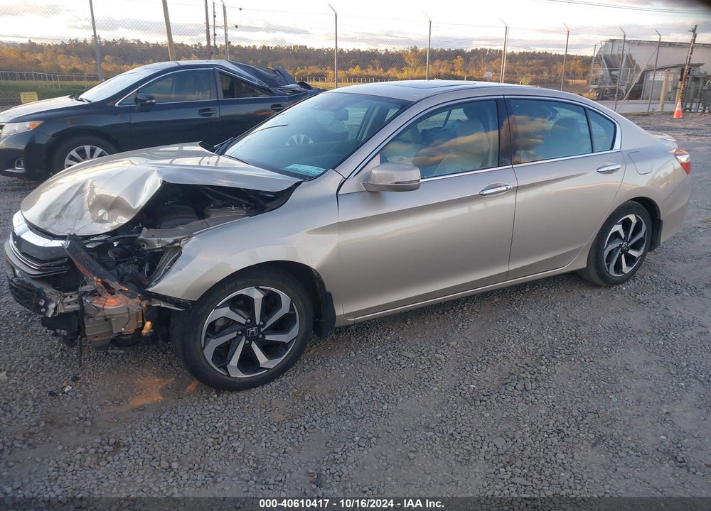 2017 HONDA ACCORD EX-L V6 VIN: 1HGCR3F00HA002513