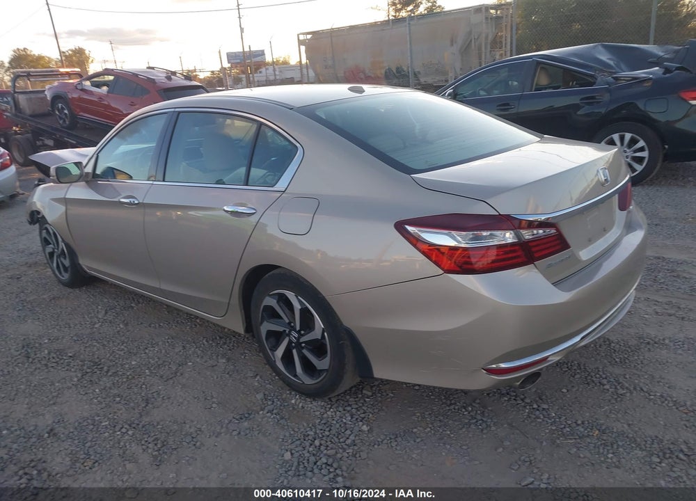 2017 HONDA ACCORD EX-L V6 VIN: 1HGCR3F00HA002513